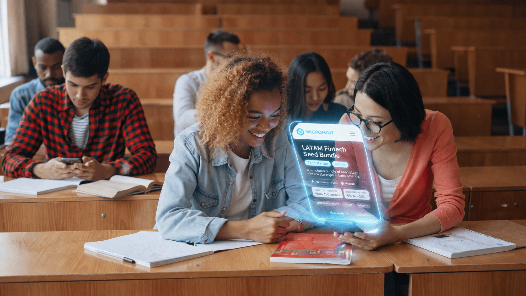 Friends building a Circle together with MicroMint.